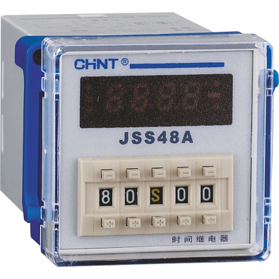 Реле времени JSS48A 8-контактный одно групповой переключатель  AC/DC100V~240V - фото1