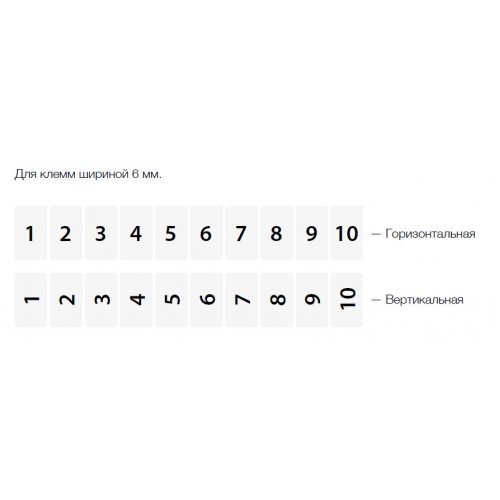 DO10/6; Вертикальная марк-ка (171-180)
