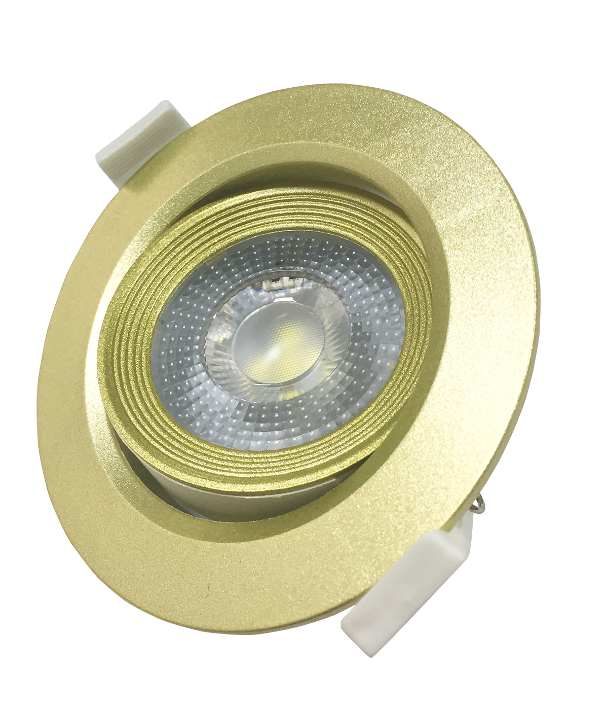 PSP-R 9044 7w 3000K 38° GOLD IP40 Cветильник светодиодный встраиваемый - фото1