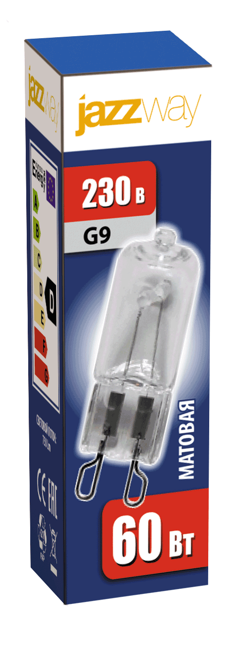 PH-G9 60Вт 230В frosted Лампа галогенная - фото2