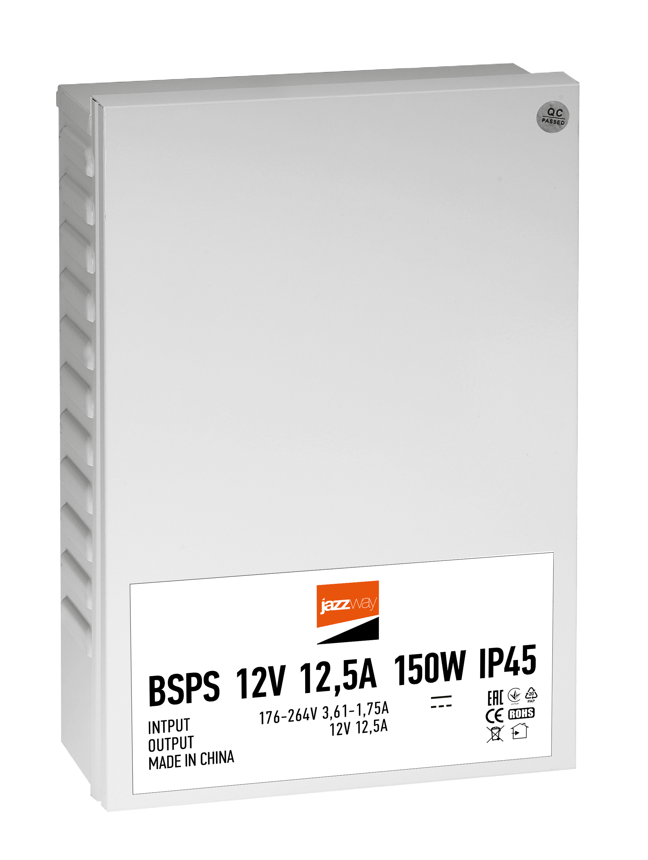 BSPS 12V12,5A=150W IP45 Блок питания IP45 для светодиодной ленты 12V - фото1