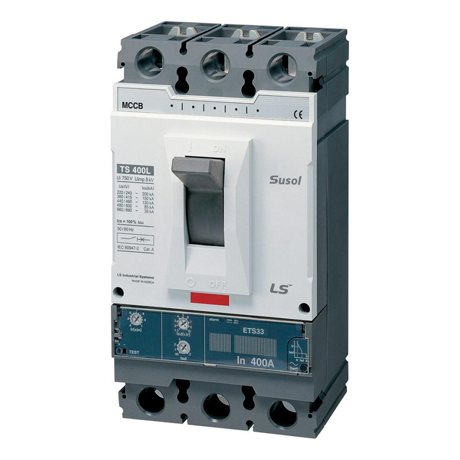 Автоматический выключатель в литом корпусе TS400N (65kA) ATU 400A 4P4T - фото1