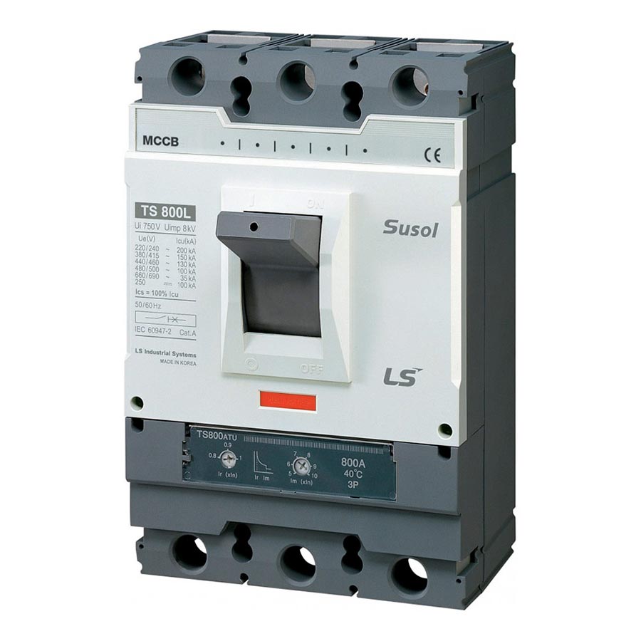 Автоматический выключатель в литом корпусе TS800N (65kA) ATU 800A 3P3T - фото1