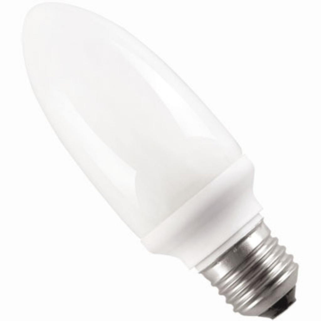 Лампа энергосберегающая свеча КЭЛ-C Е14 11Вт 4000К - фото1