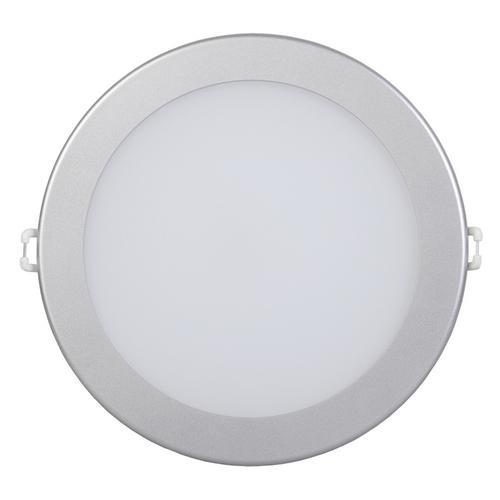 Светильник ДВО 1606 серебро круг LED 12Вт 4000 IP20 - фото1