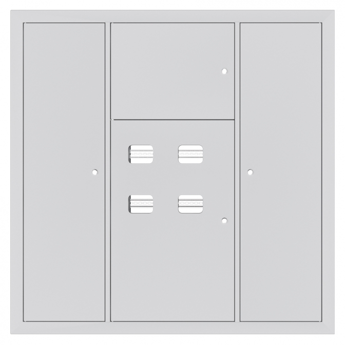 Устройство этажное распределительное встроенное типа УЭРВ 4 кв. EKF Basic 1300х1300х150 - фото2
