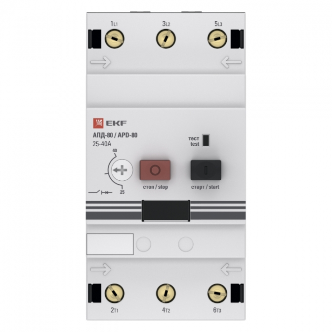 Автомат пуска двигателя АПД-80 25-40А EKF PROxima - фото2