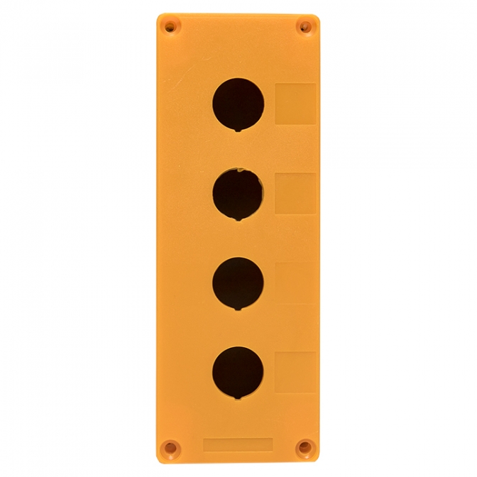 Корпус КП104 пластиковый 4 кнопки желтый EKF PROxima - фото4