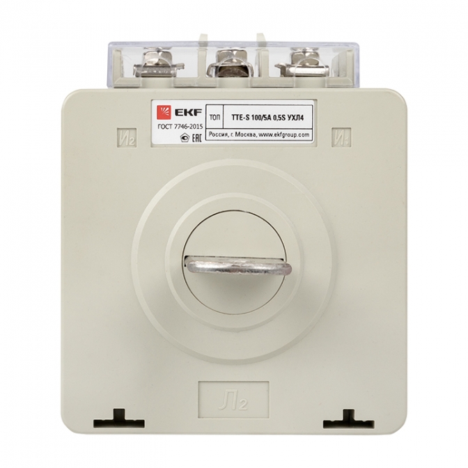 Трансформатор тока ТТЕ-A-100/5А с клеммой напряжения класс точности 0,5S EKF PROxima - фото5