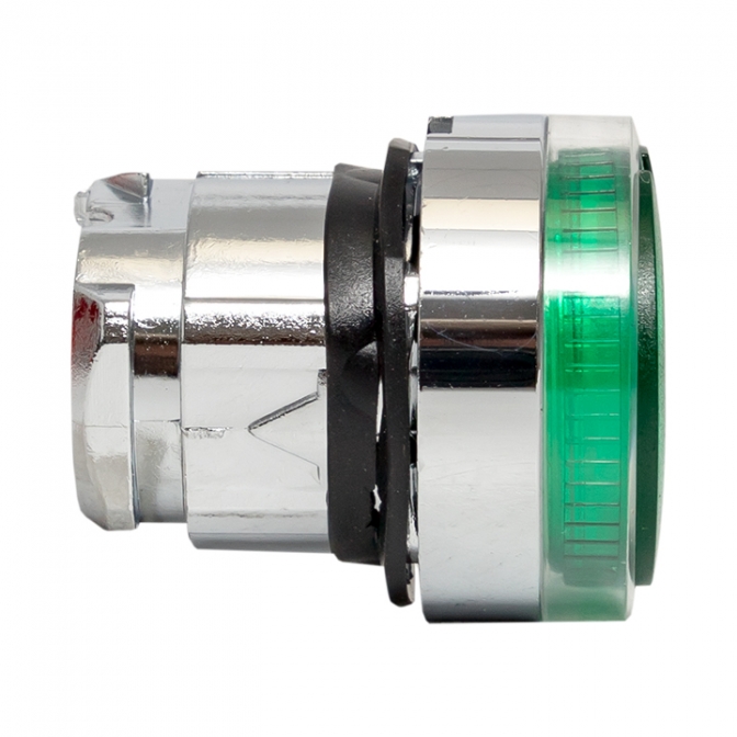Исполнительный механизм кнопки XB4 зеленый плоский возвратный без фиксации, с подсветкой EKF PROxima - фото5