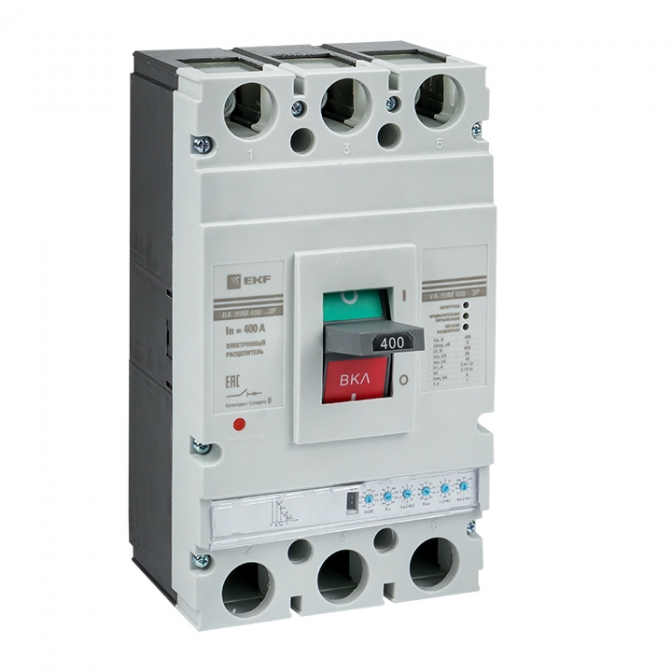 Выключатель автоматический ВА-99М 400/400А 3P 65кА с электронным расцепителем EKF PROxima - фото1
