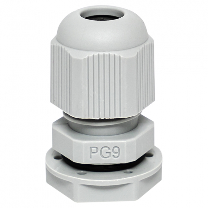 Сальник PG9 IP54 (4 шт) d отв. 16мм / d провод. 4-8 мм EKF PROxima - фото1