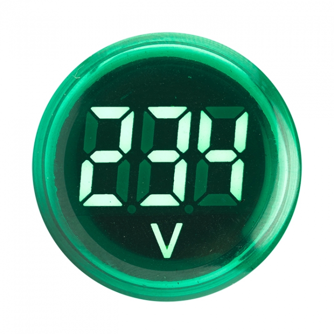 Индикатор значения напряжения зеленый ED16-22VD EKF PROxima - фото2