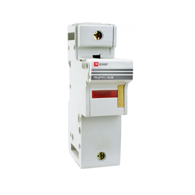 Предохранитель-разъединитель для ПВЦ 10x38 1P (с индикацией) EKF PROxima - фото2