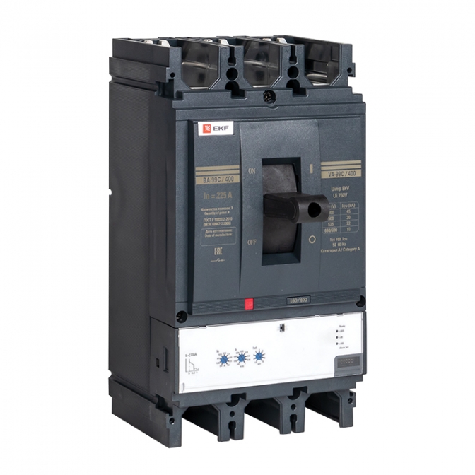 Выключатель автоматический ВА-99C (Compact NS) 400/225А 3P 45кА EKF PROxima - фото1