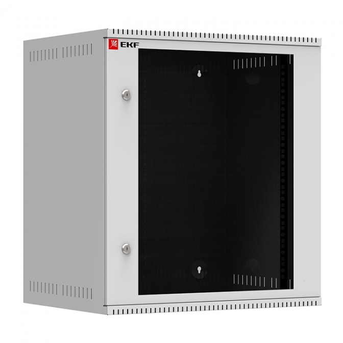 Шкаф телекоммуникационный настенный 12U (600х450) дверь стекло, Astra серия EKF PROxima - фото1