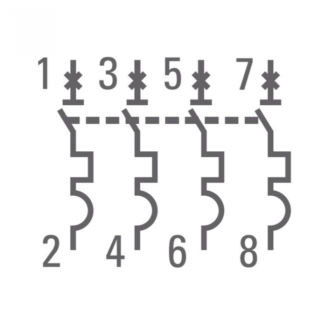 ВА 47-63 4P 16А (C) 4,5kA EKF PROxima автоматический выключатель, арт. mcb4763-4-16C-pro - фото5