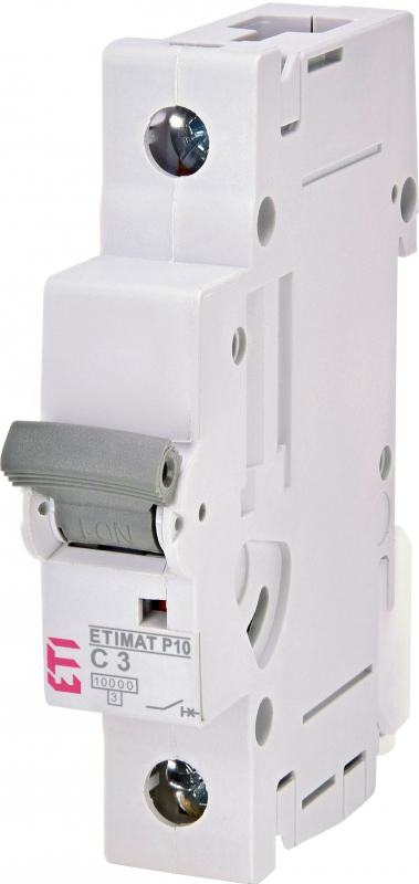 Автоматический выключатель ETIMAT P10 1p C 3A (10kA) - фото1