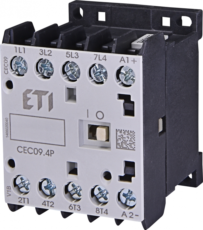 Контактор миниатюрный CEC 09.4P 230V АС (9A; 4kW; AC3) 4р (4 н.о.) - фото1