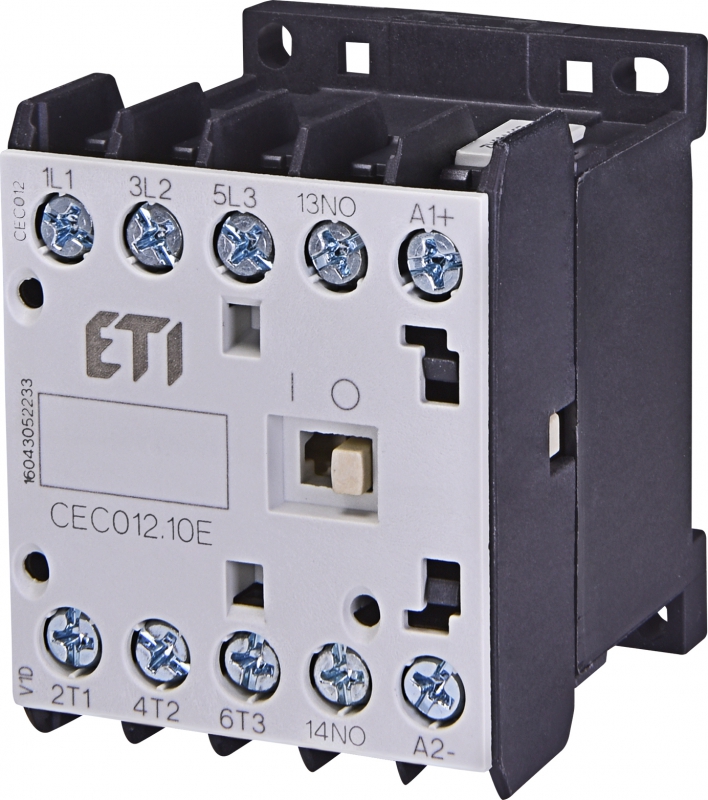 Контактор миниатюрный CEC 12.10-230V-50/60Hz (12A; 5,5kW; AC3) - фото1