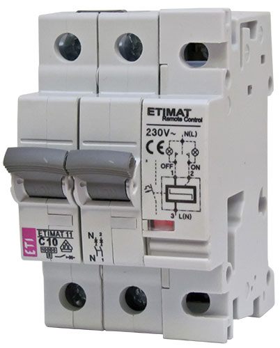 Автоматический выключатель с Д.У. ETIMAT 11 RC 2p C10A - фото1