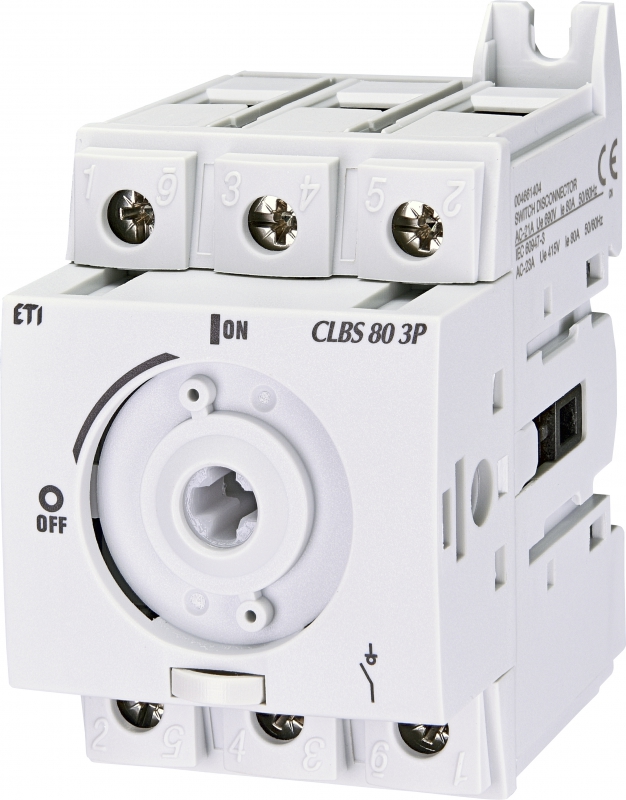 Выключатель нагрузки CLBS 80 3P (без рукоятки, 80A, "1-0") - фото1