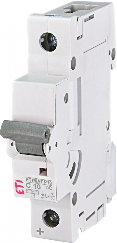 Модульный автоматический выключатель постоянного тока ETIMAT P10 DC 1p C 10A - фото1