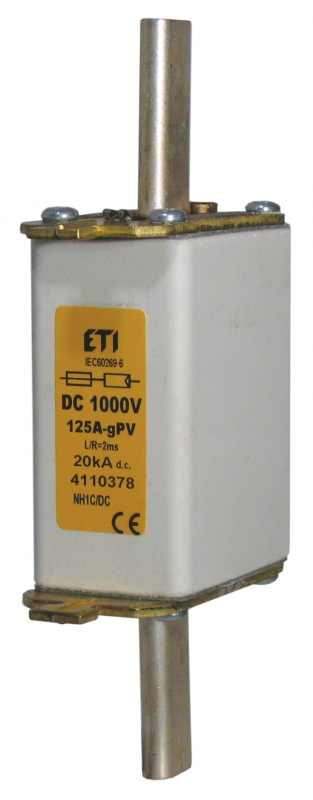 Предохранитель NH-0 gPV 100A 1000V DC - фото1