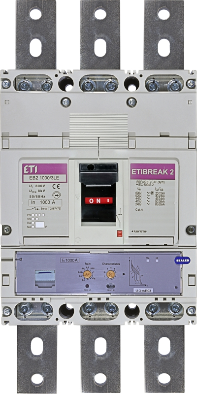 Автоматический выключатель EB2 1000/3LE 1000A 3p (50kA) - фото1