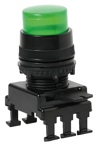 Кнопка-модуль выступающая с подсветкой HD46C2 (зелный) - фото1
