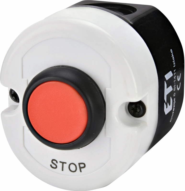 Кнопочный пост 1-модул. ESE1-V2 ("STOP", красный) - фото1