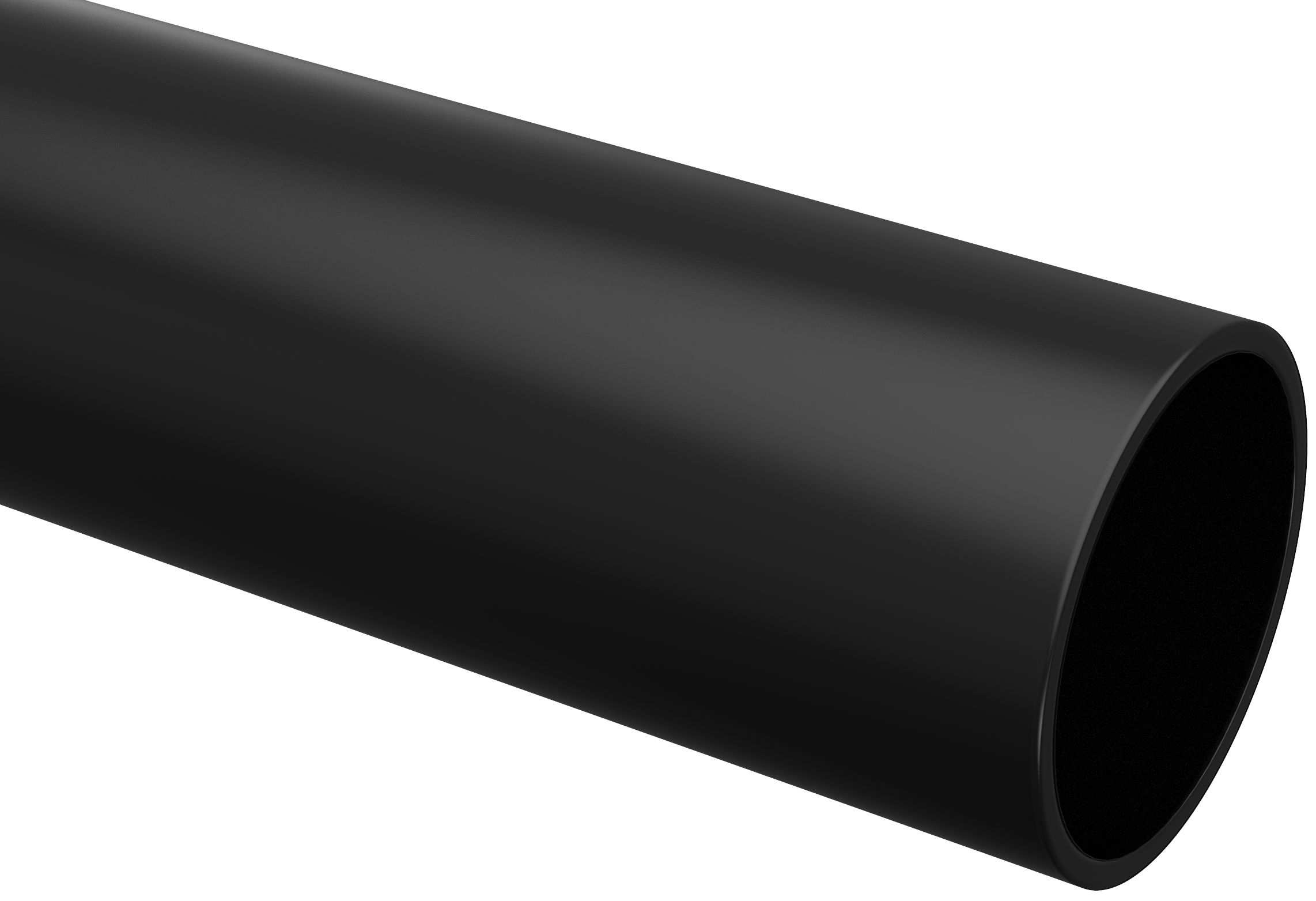 Труба гладкая жесткая ПНД d 20 черная (100 м) - фото1