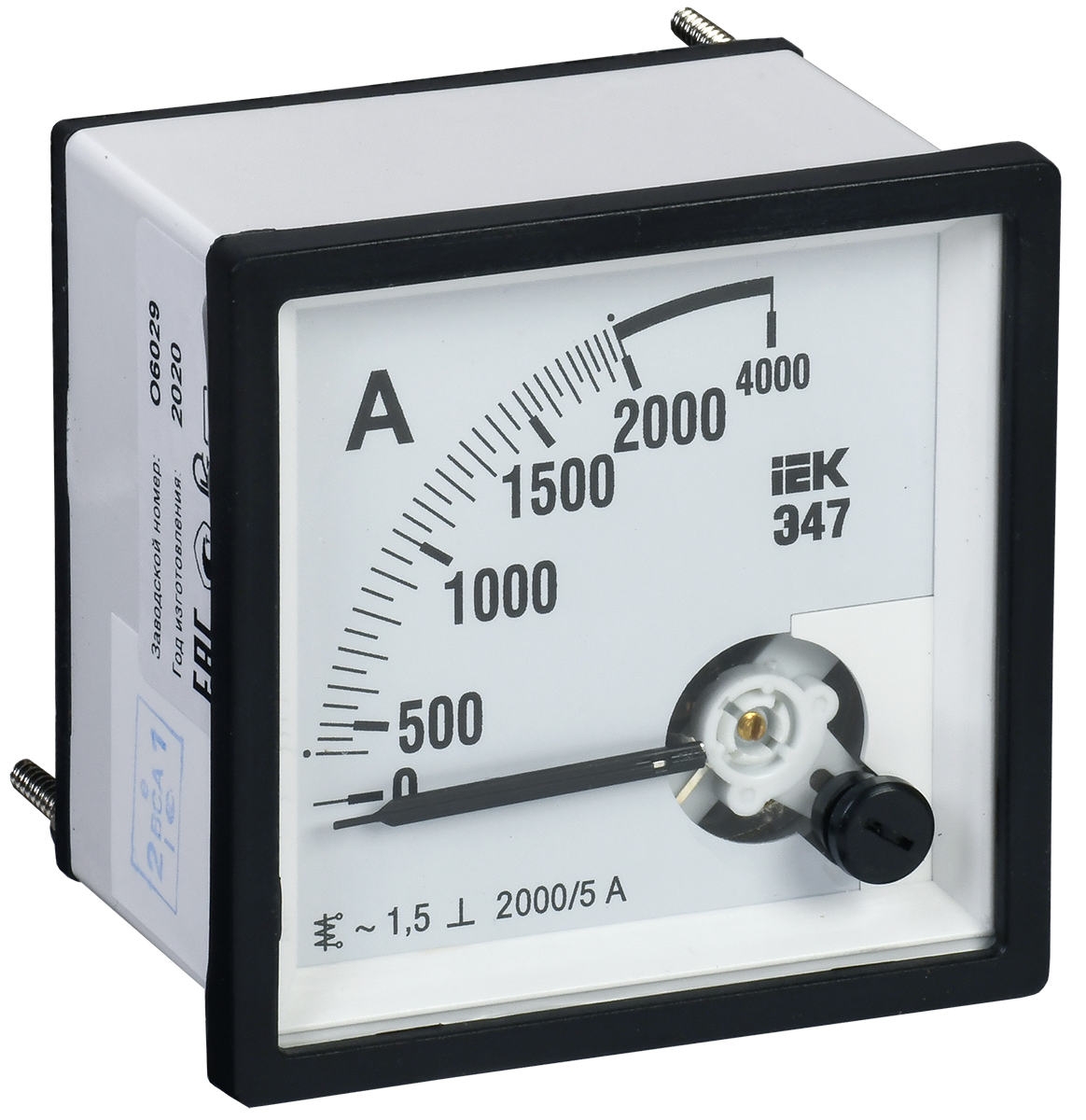 Амперметр Э47 2000/5А класс точности 1,5 (96х96 мм) - фото1