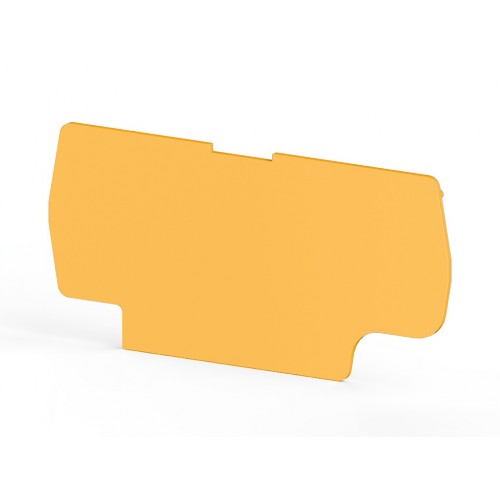 Концевой сегмент на клеммники YBK10, (желтый); NPP / YBK 10 - фото1