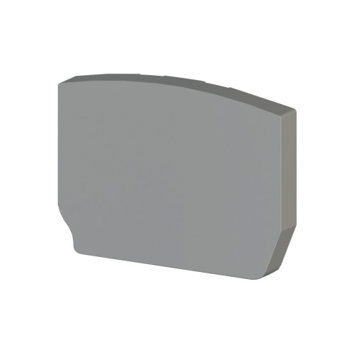 Концевой сегмент на клеммники пруж. мини MYK2,5, (серый); NPP2 MYK - фото1