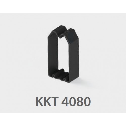 KKT 4080  Держатель кабеля для к/к; 40x80  (Черный) - фото1
