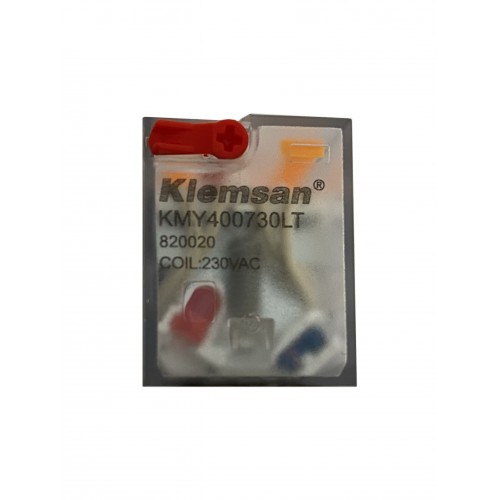KMY400730LT; Реле промежуточное; 4C, 5A, LED, Тест кнопка, 230B AC - фото2