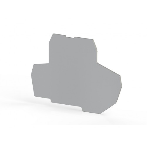 Концевой сегмент на клеммники PIK 4FS*, (серый); NPP PIK 4FS - фото1
