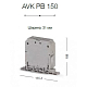 Клеммник на монт.плату 150 мм.кв. (серый); AVK PB 150 - фото2