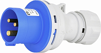 Вилка кабельная EV-1632 IP44 (16A, 230V, 2P+PE)