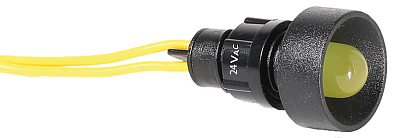 Лампа сигнальная LS LED 10 Y 24 (10мм, 24V AC, желтая) - фото1