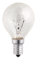 P45 240V 60W E14 clear Лампа накаливания P45