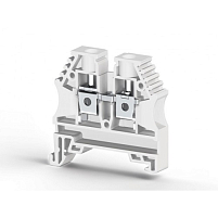 Клеммник на DIN-рейку 6мм.кв. (белый); AVK6(RP)