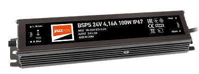 Драйвер BSPS 24V  4,16A=100W IP67 Блок питания IP67 для светодиодной ленты 24V - фото1