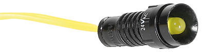 Лампа сигнальная LS LED 5 Y 24 (5мм, 24V AC, желтая) - фото1