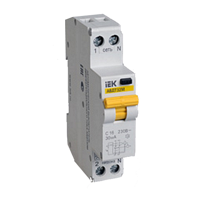 Автоматический выключатель дифференциального тока АВДТ32М С25 10мА - фото1