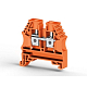 Клеммник на DIN-рейку 6мм.кв. (оранжевый); AVK6(RP) - фото1