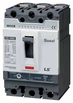 Выключатель автоматический TD160L FTU160 100A 3P EXP - фото1