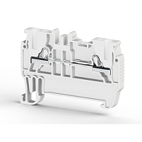 Клеммник пружинный быстрозажимной (Push in), 1,5мм.кв. (белый); PYK 1,5M