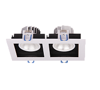 PSP-S212 2x8w 4000K 55° White IP40 Cветильник светодиодный встраиваемый